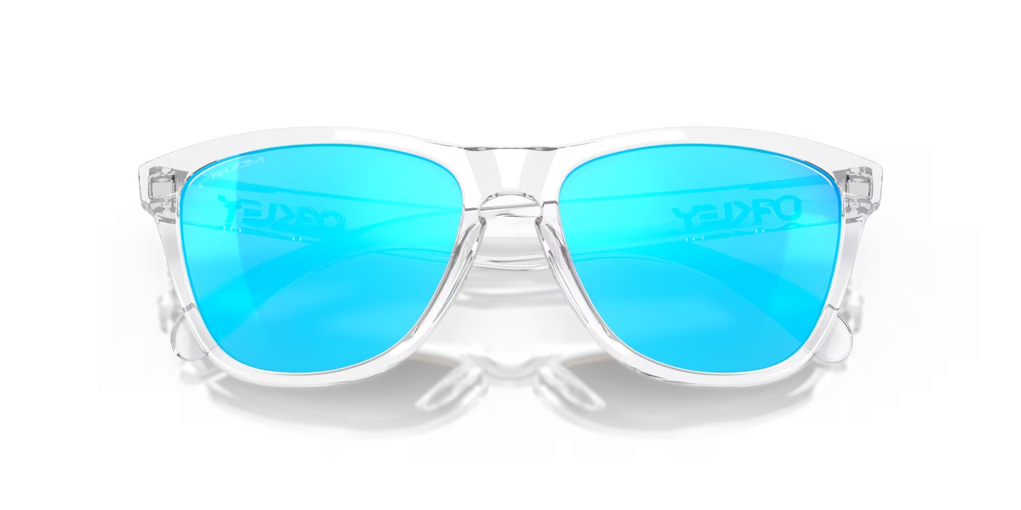 Occhiali da sole Oakley Frogskins Crystal Clear Prizm Sapphire