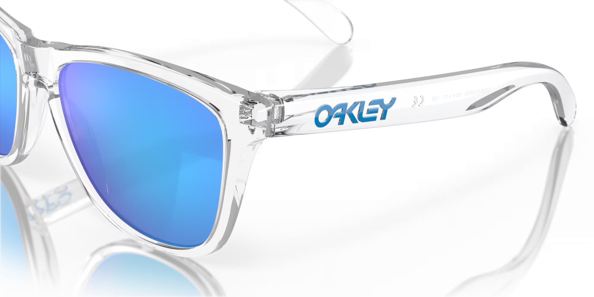 Occhiali da sole Oakley Frogskins Crystal Clear Prizm Sapphire