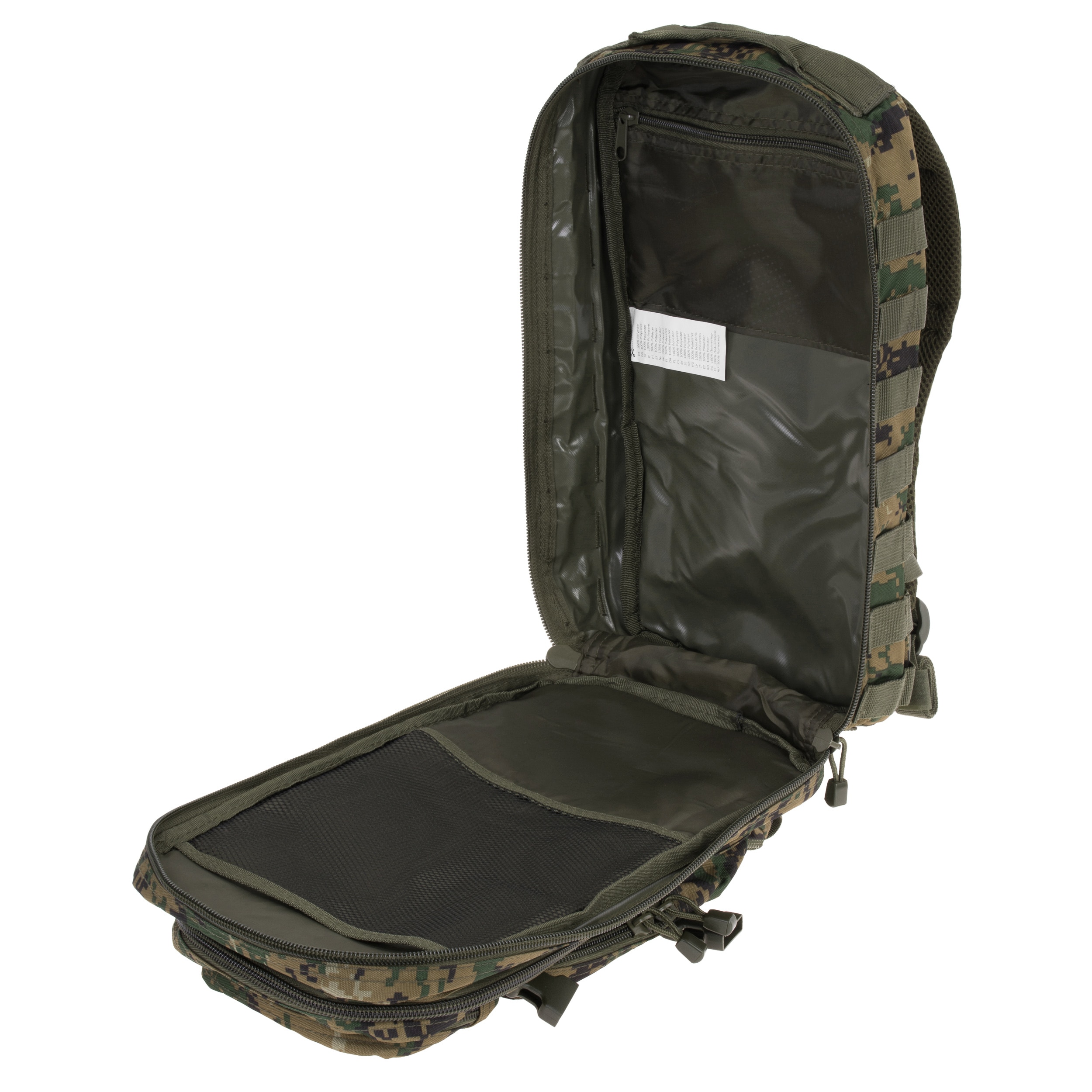 Zaino Mil-Tec Assault Pack Small 20 l - Digital Woodland