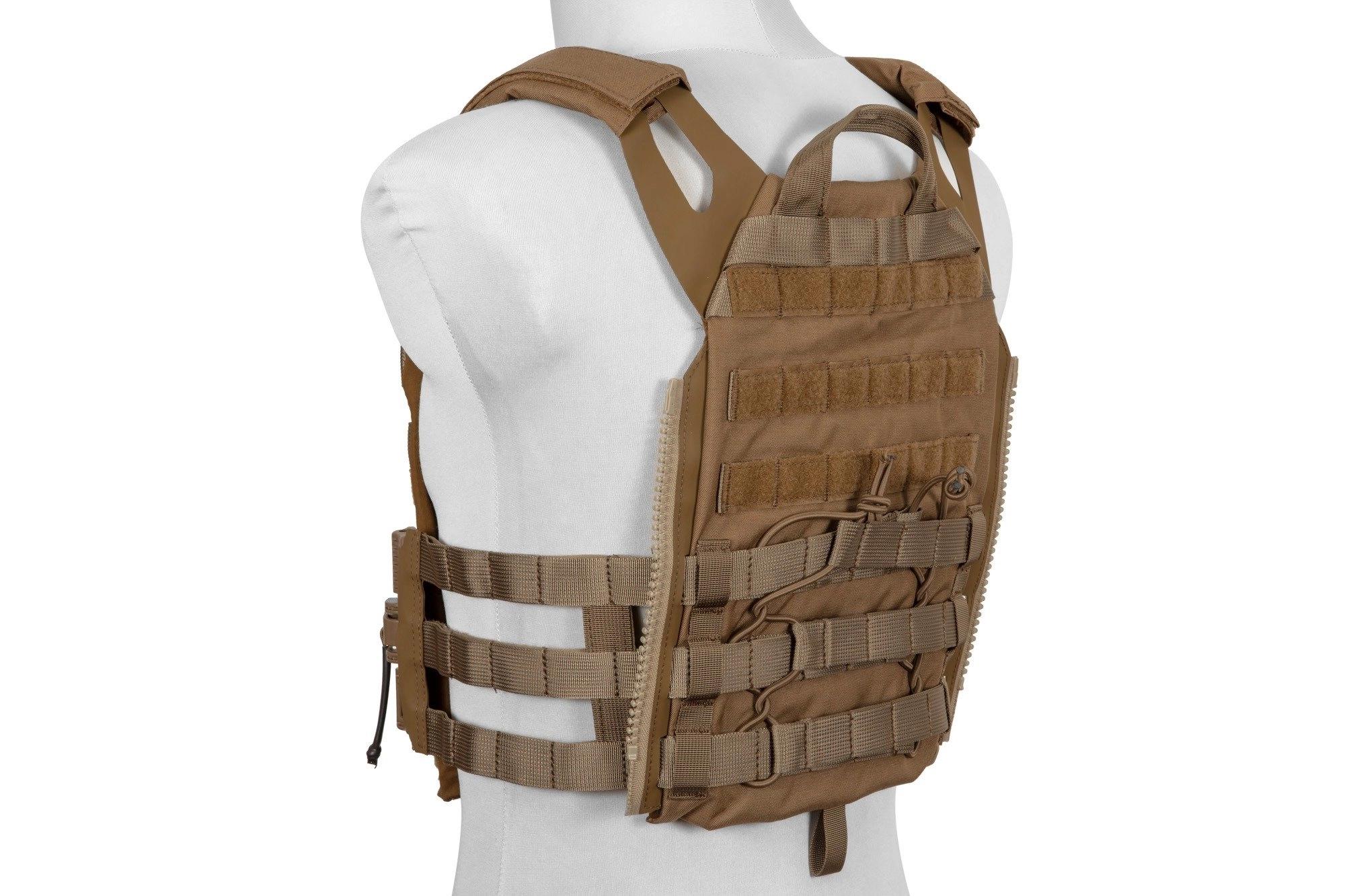 Gilet tattico BlueLabel Quick Release Jum Plate Carrier 2.0 - Coyote Brown