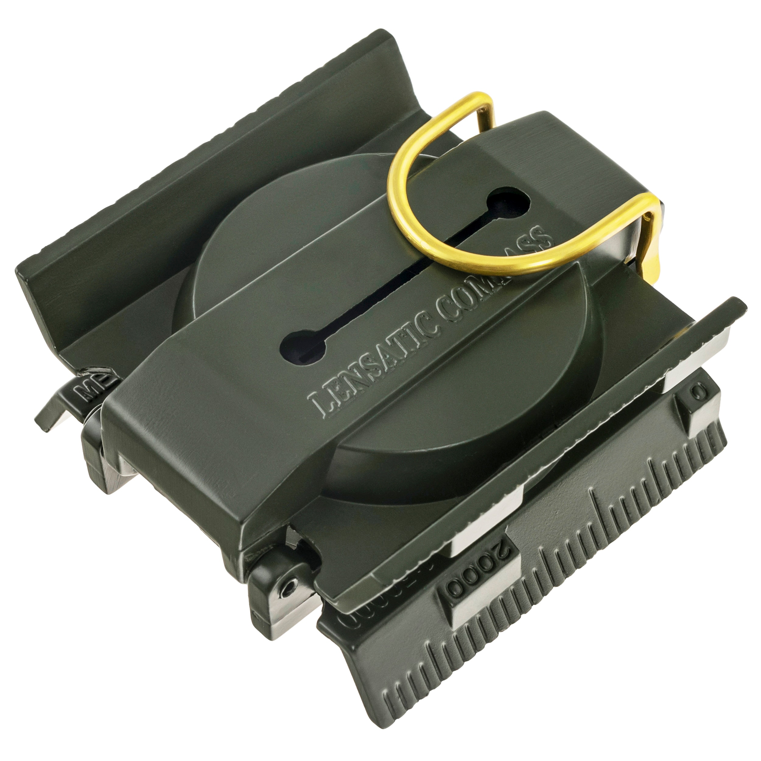 Bussola Mil-Tec US Metal con illuminazione - Olive