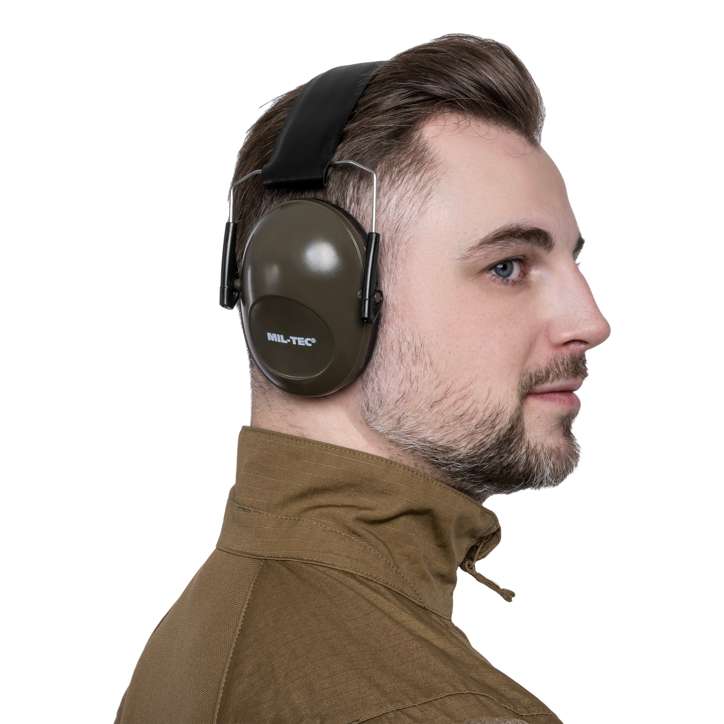 Cuffie antirumore passive Mil-Tec - Olive