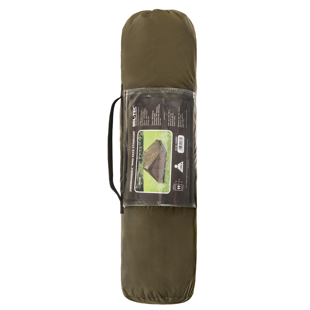 Tenda Mil-Tec Mini Pack Standard per 2 persone - Olive