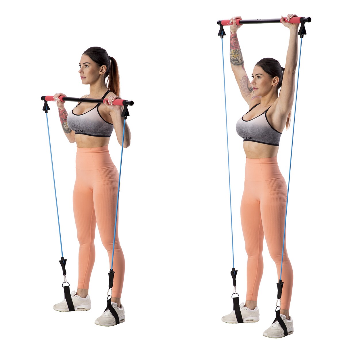 Set con barra per pilates HMS DC31