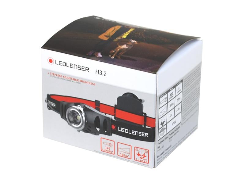 Lampada frontale Ledlenser H3.2 120 lumen