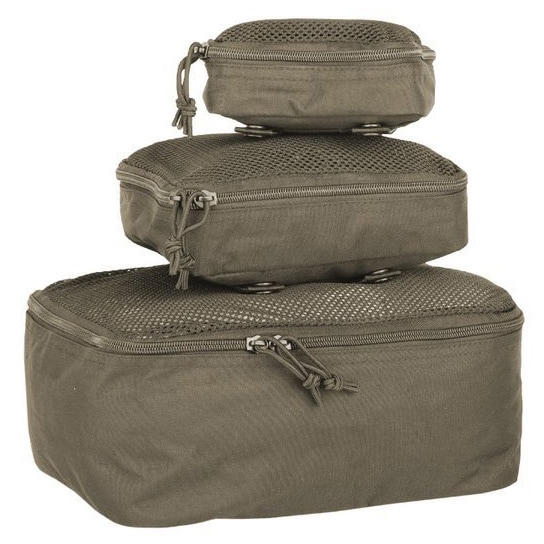 Set di tre pouch Mil-Tec OD Green 16003801