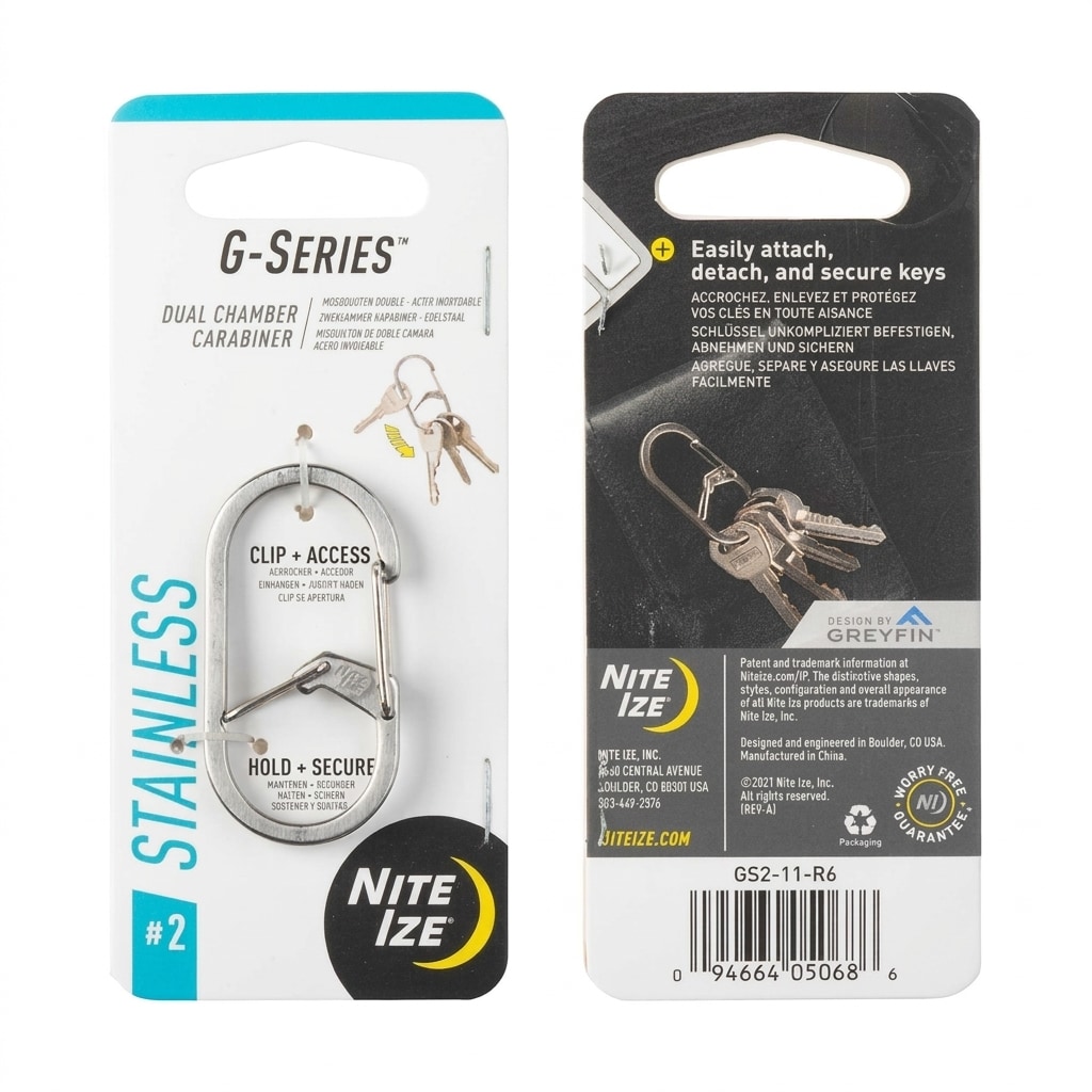 Moschettone Nite Ize G-Series 2 - Silver