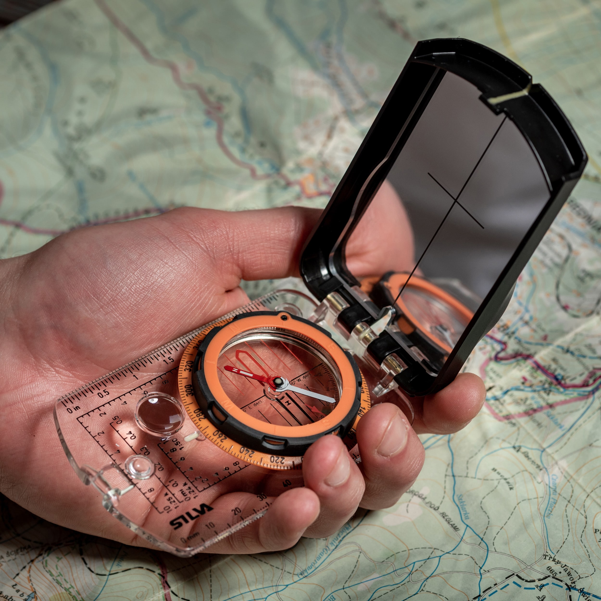 Bussola da carta Silva Expedition S 37454