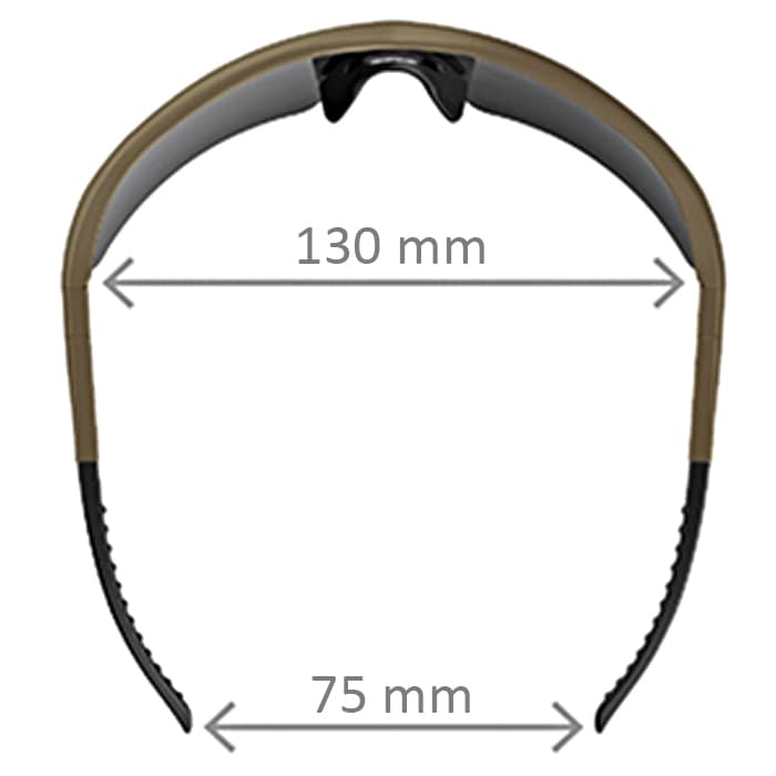 Occhiali tattici Swiss Eye Raptor Medium - Coyote