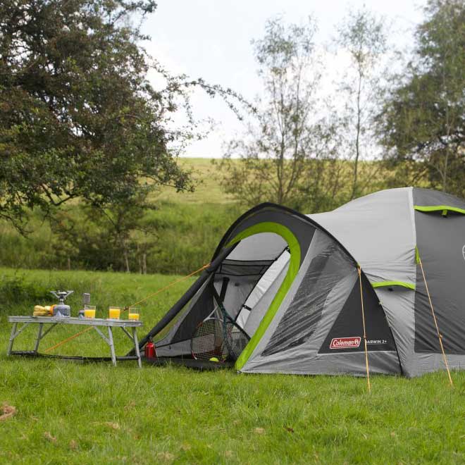 Tenda Coleman Darwin 2 Plus per 2 persone - Grey
