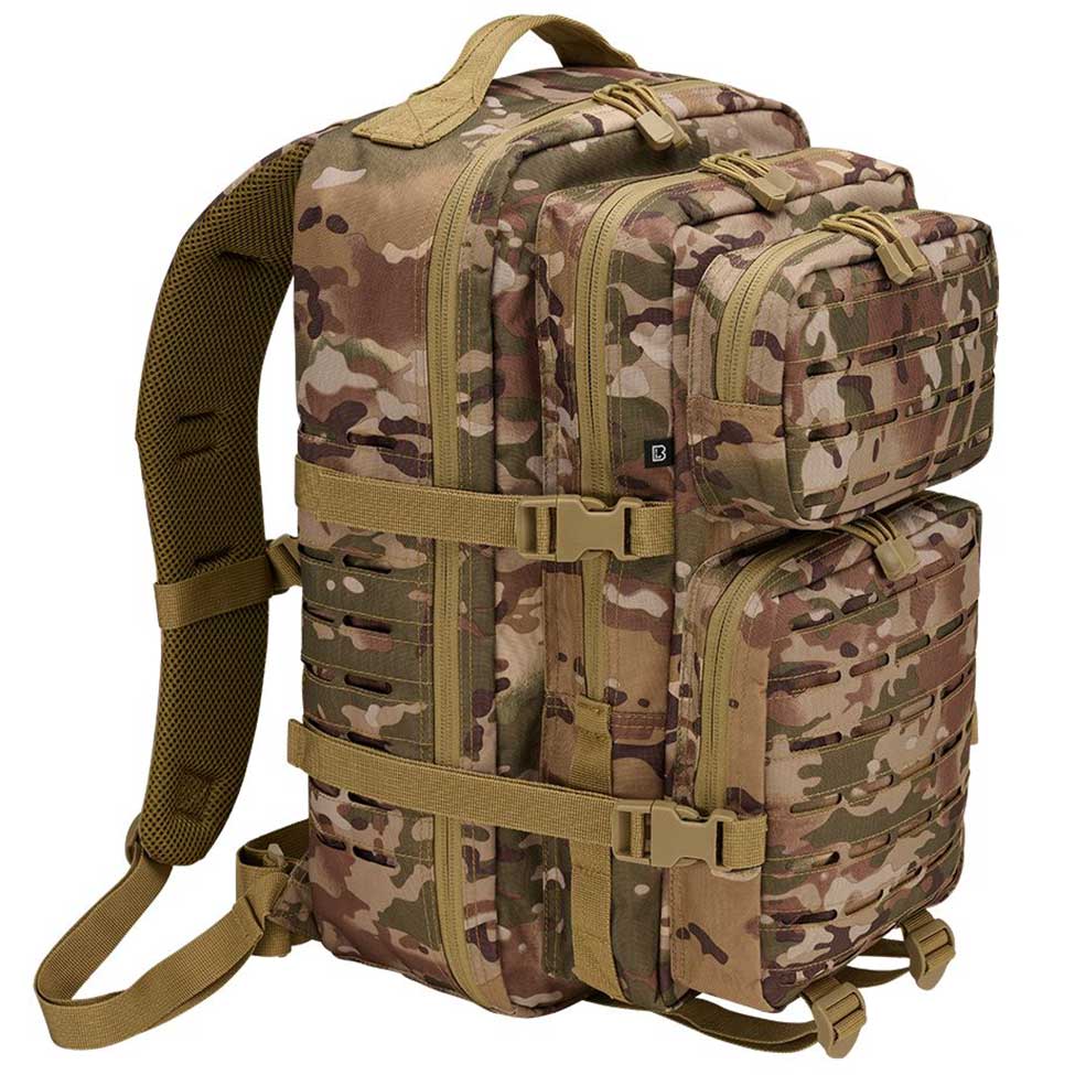 Zaino Brandit US Cooper Lasercut 40 l - Arid MC Camo