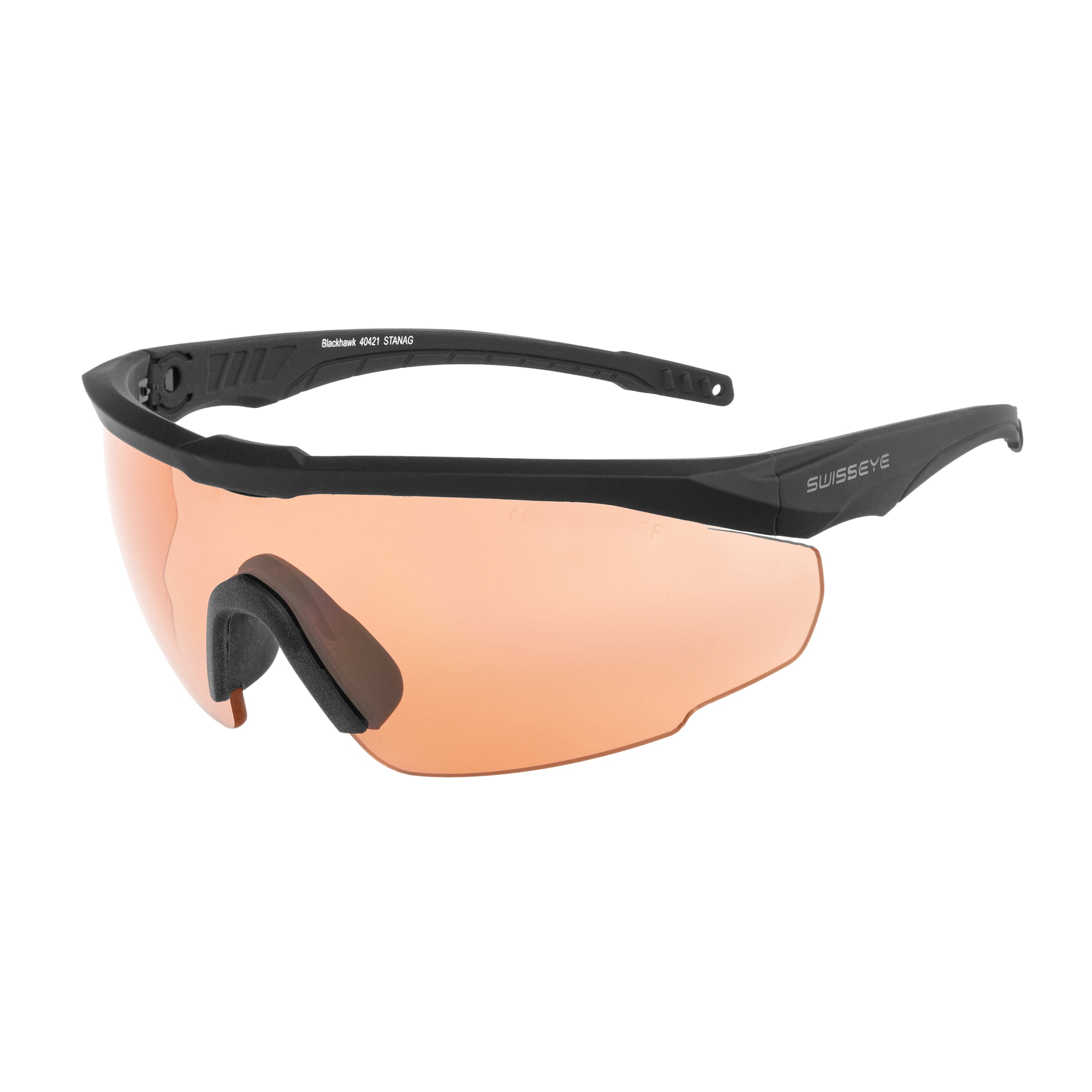 Occhiali tattici SwissEye Blackhawk - Nero