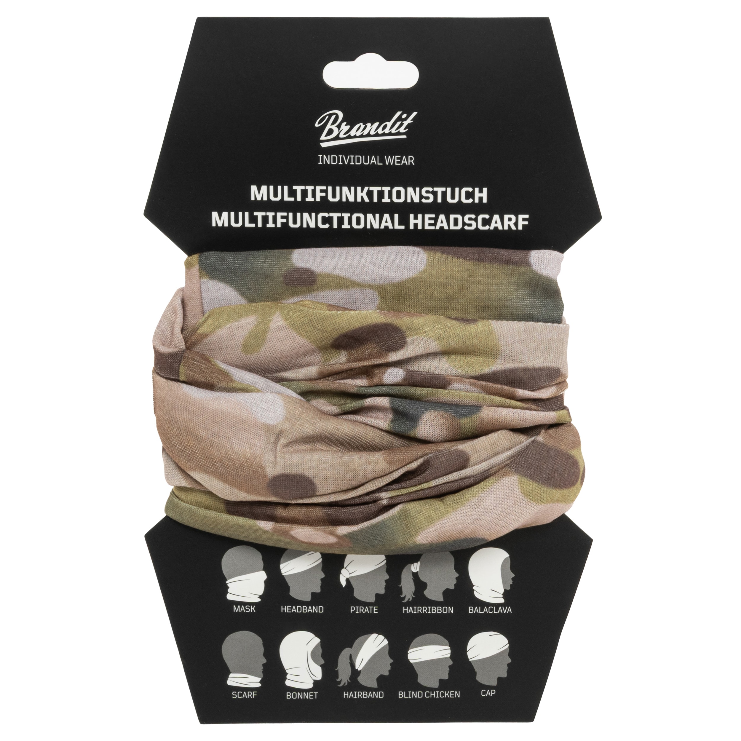 Bandana multifunzione Brandit - Arid MC Camo