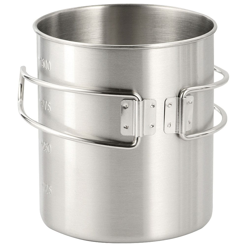 Tazza in acciaio M-Tac con manico pieghevole 450 ml