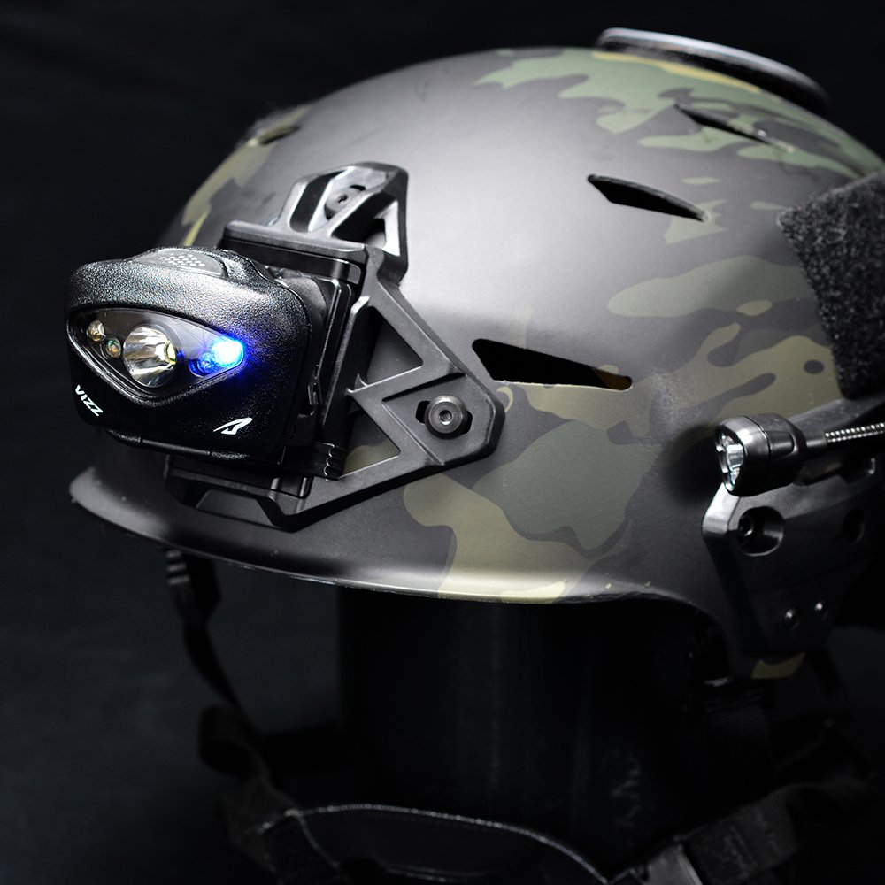 Torcia frontale Princeton Tec VIZZ TAC MPLS - 350 lumen - Tan/MultiCam