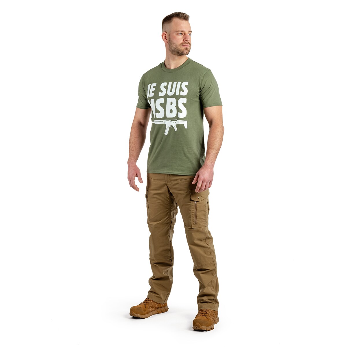T-shirt Kałdun Je Suis MSBS Grot - Verde