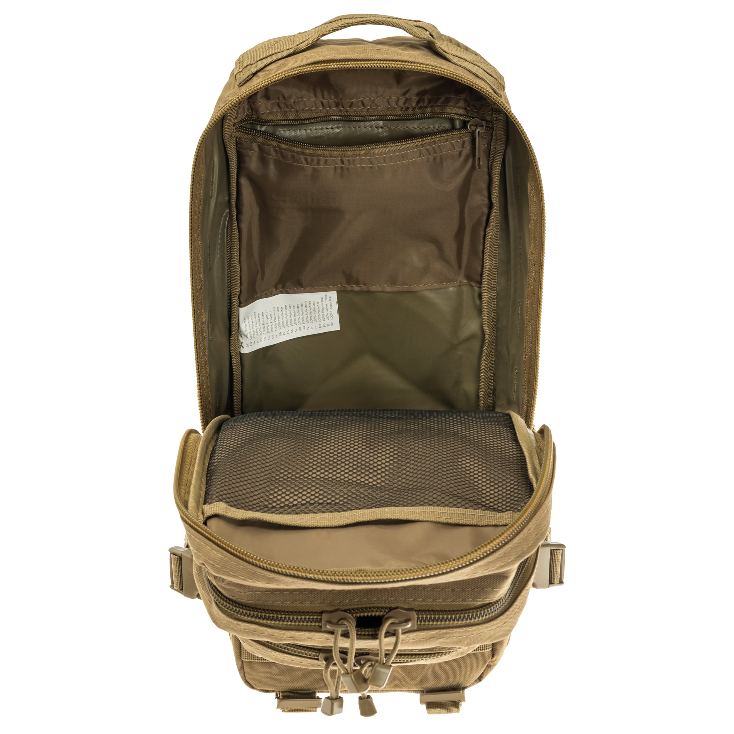 Zaino Mil-Tec Assault Pack Small 20 l - Coyote