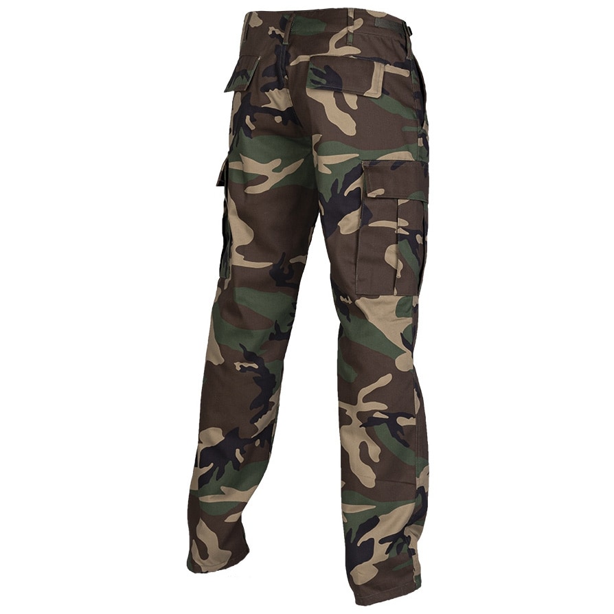 Pantaloni militari Mil-Tec US Ranger BDU Straight Cut - Woodland