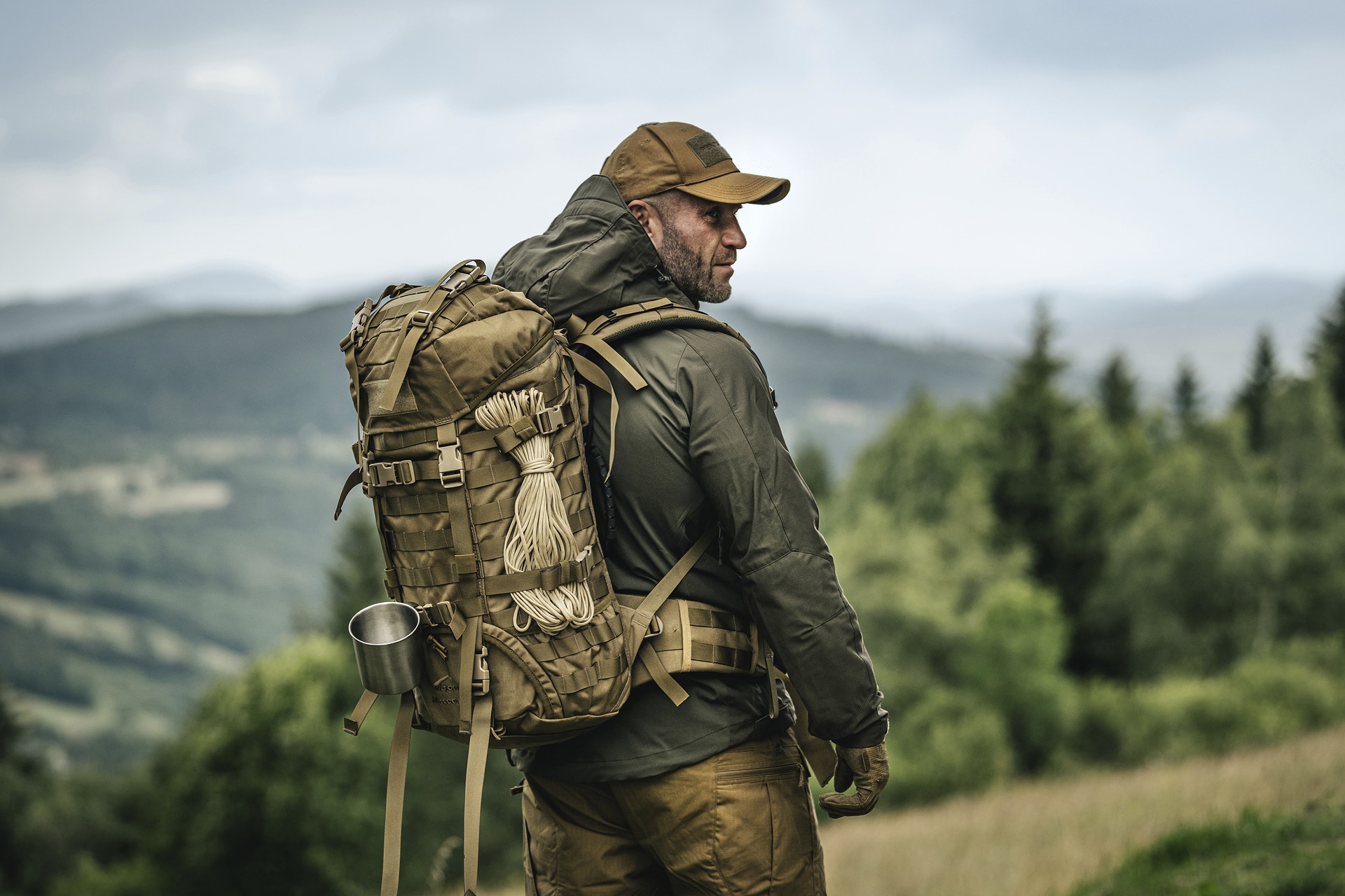 Giacca Helikon-Tex Woodsman Anorak - Taiga Green