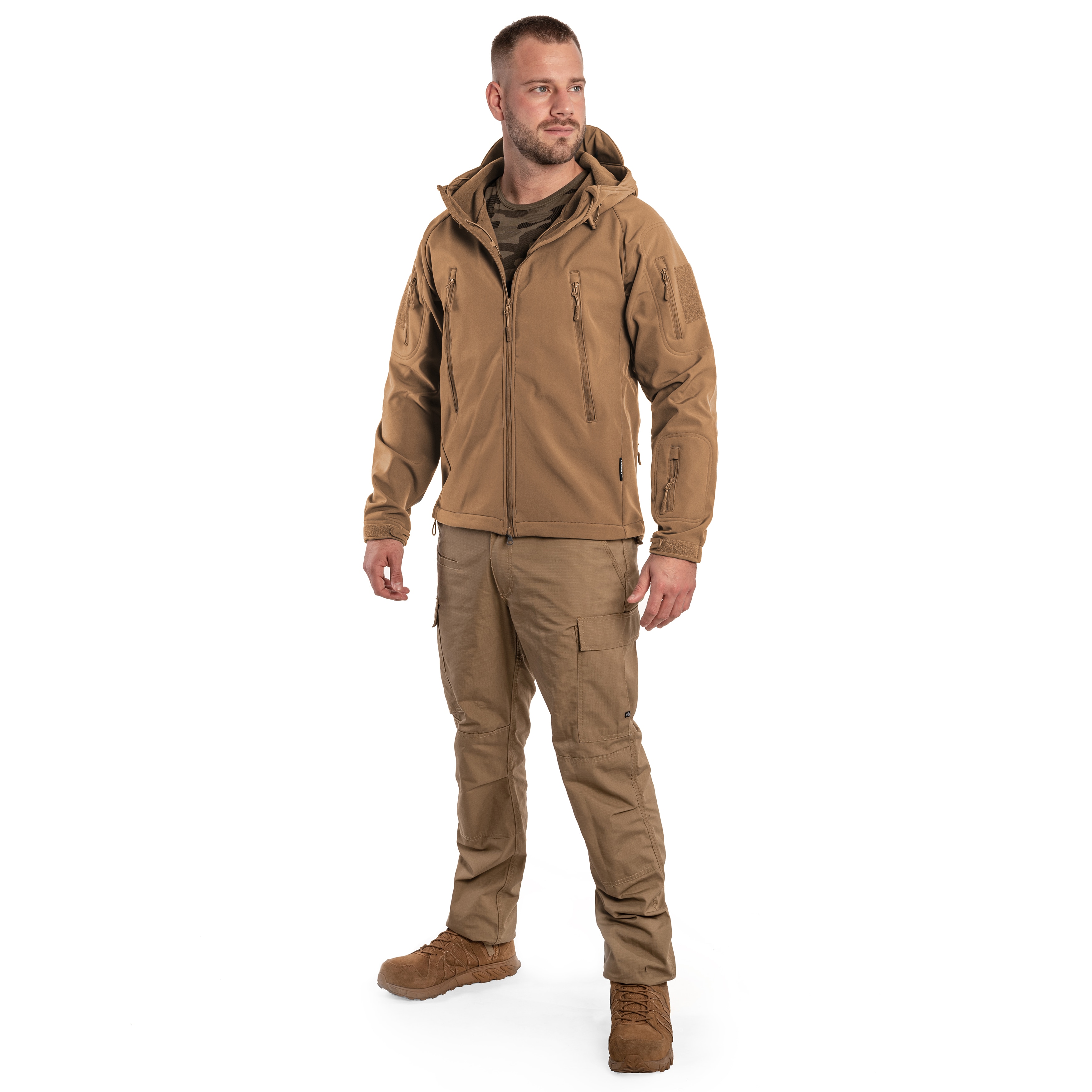 Giacca Texar Softshell Falcon - Coyote