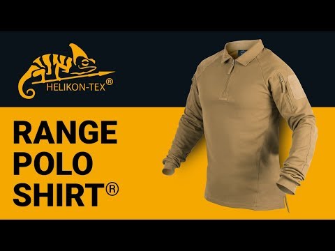 Polo Helikon-Tex Range manica lunga - Black