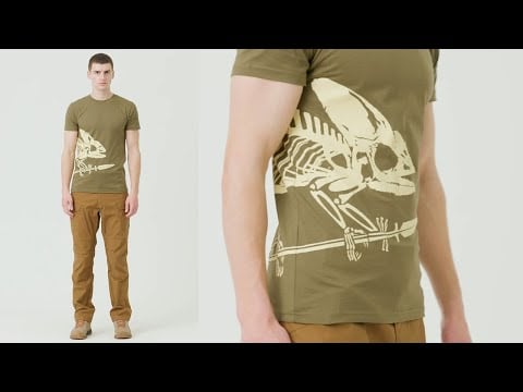 T-shirt Helikon-Tex Full Body Skeleton - Olive Green