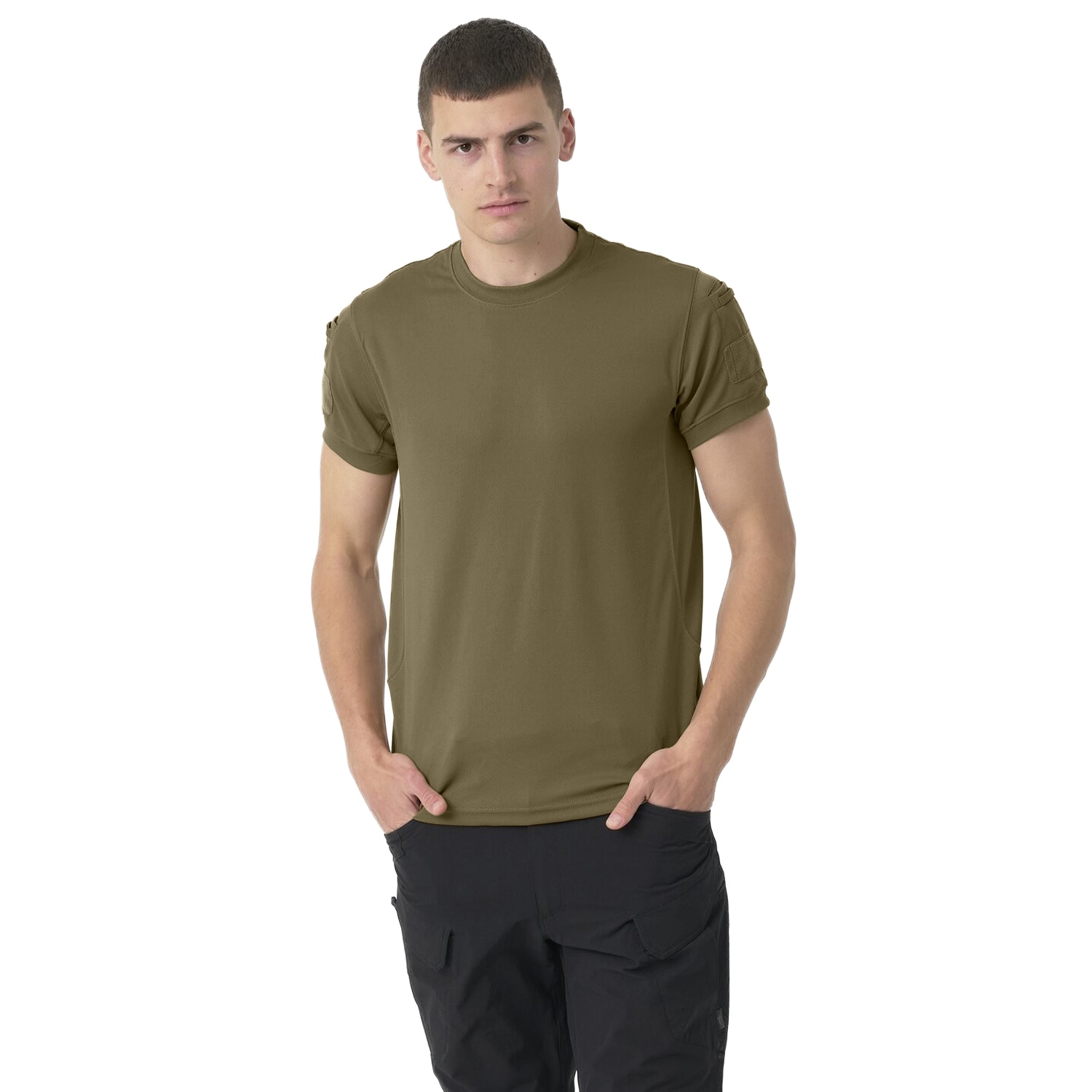 Maglietta termica Helikon-Tex Tactical T-shirt TopCool Lite - Olive Green