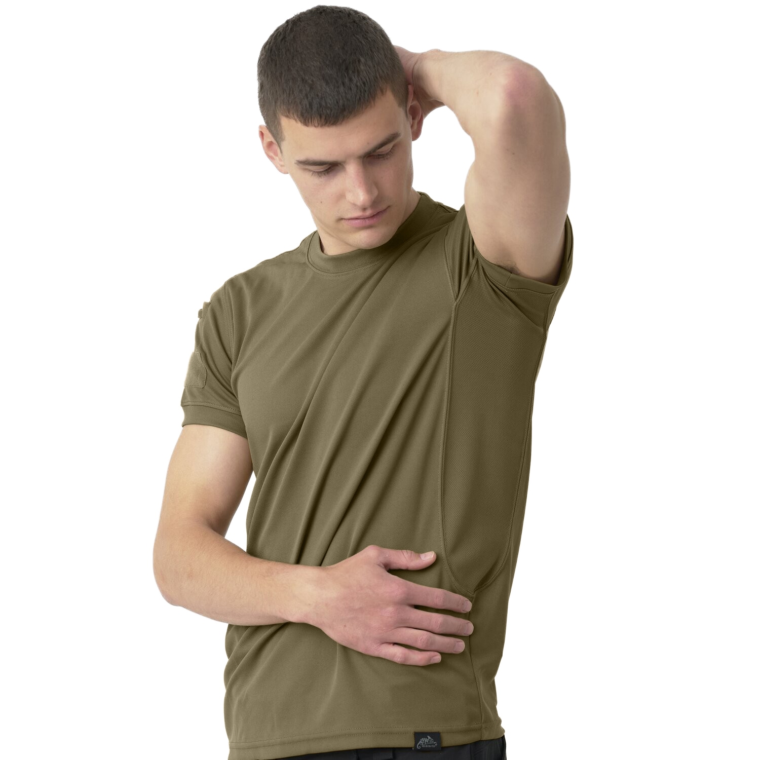 Maglietta termica Helikon-Tex Tactical T-shirt TopCool Lite - Olive Green