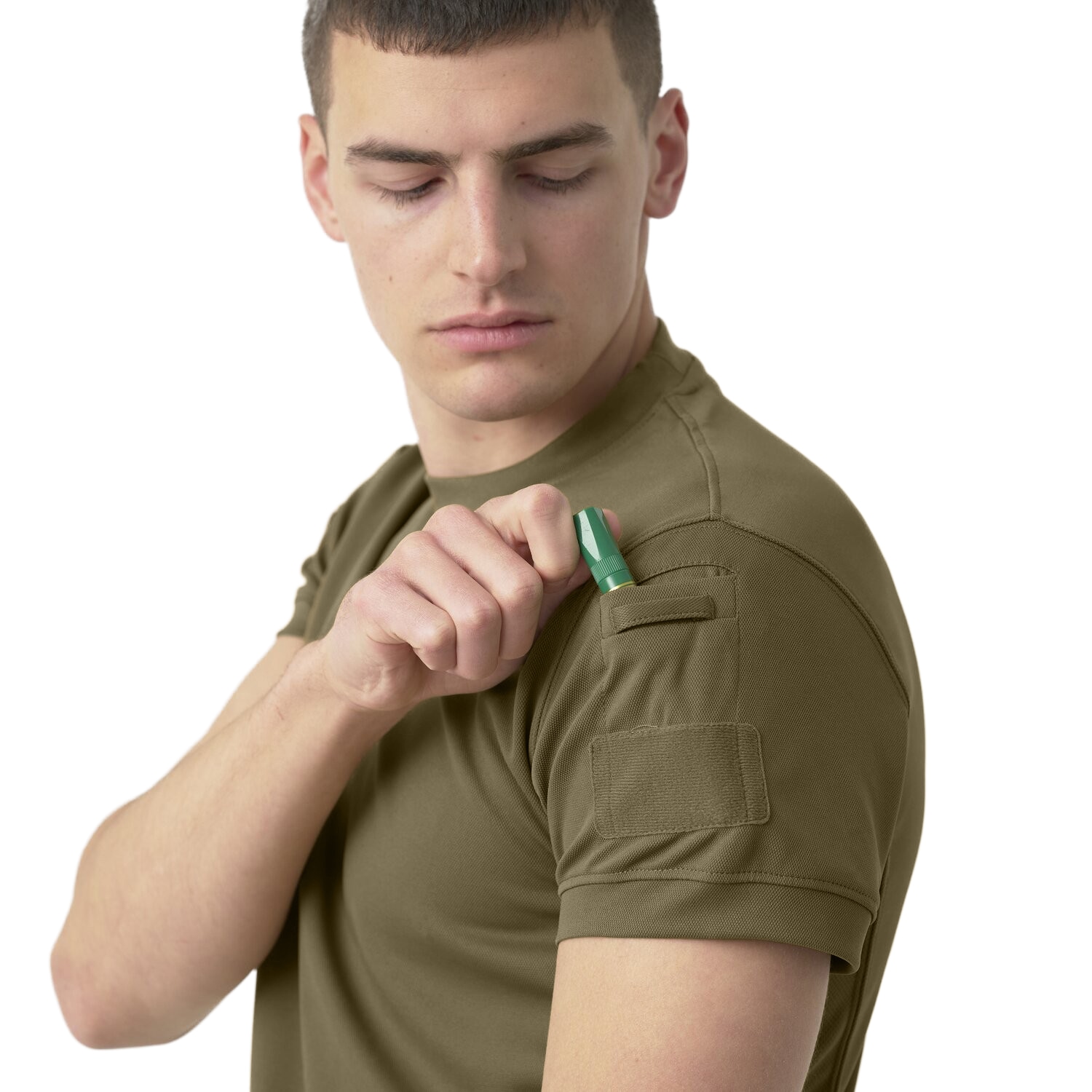 Maglietta termica Helikon-Tex Tactical T-shirt TopCool Lite - Olive Green