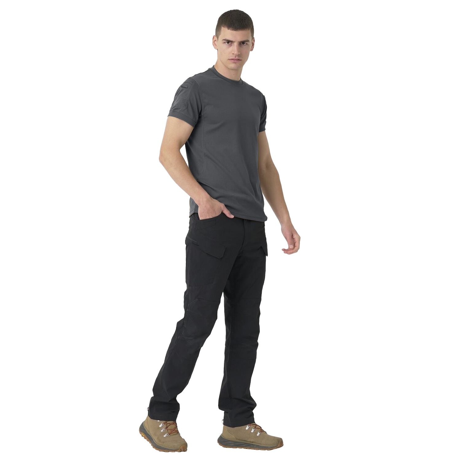 Maglietta termica Helikon-Tex Tactical T-shirt TopCool Lite - Shadow Grey