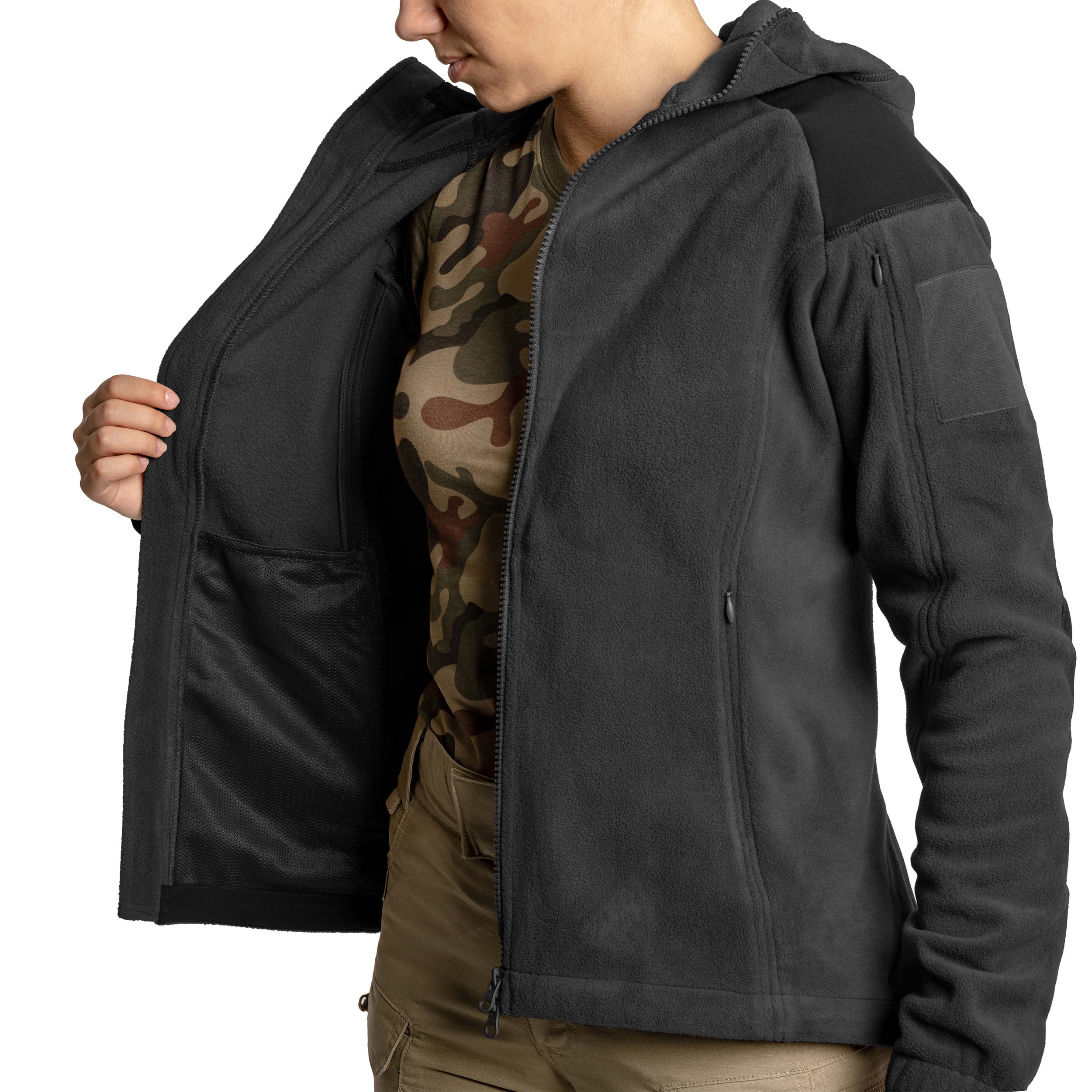 Pile donna Helikon-Tex Cumulus Heavy Fleece - Black