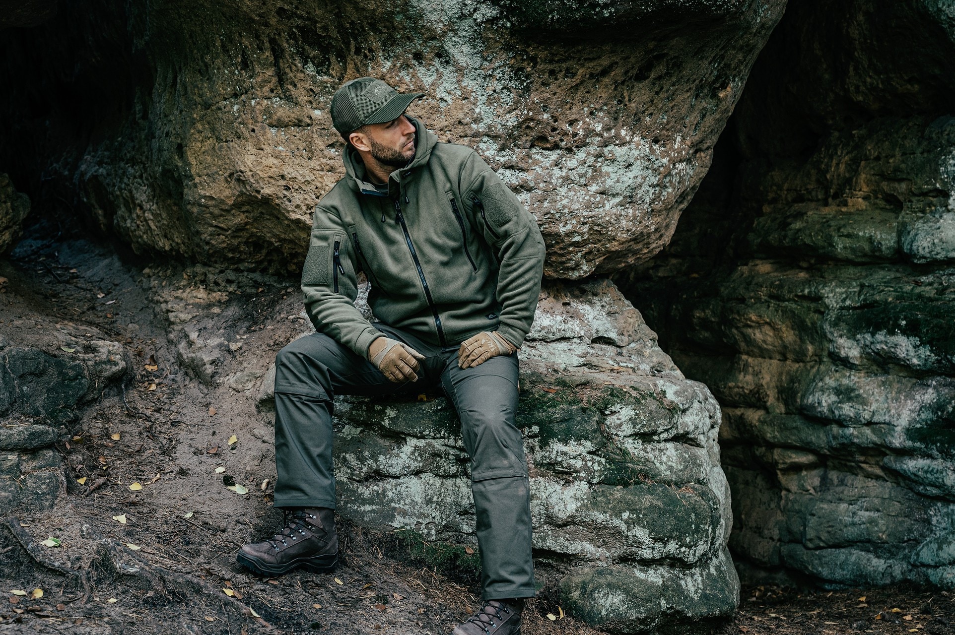 Pantaloni Helikon-Tex Woodsman - Taiga Green