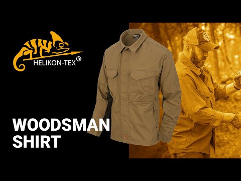 Camicia Helikon-Tex Woodsman - Coyote/Taiga Green