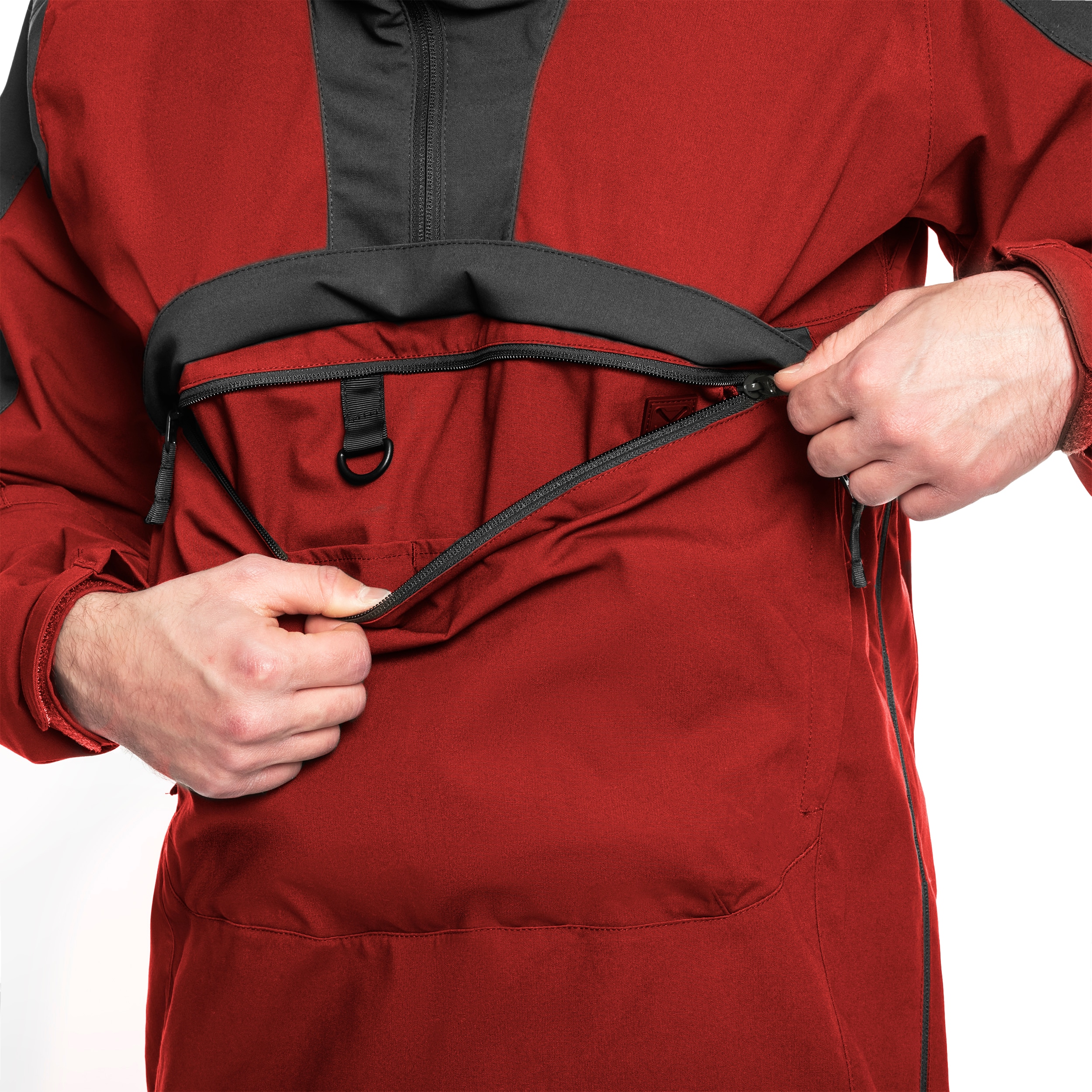 Giacca Helikon-Tex Woodsman Anorak - Crimson Sky/Ash Grey