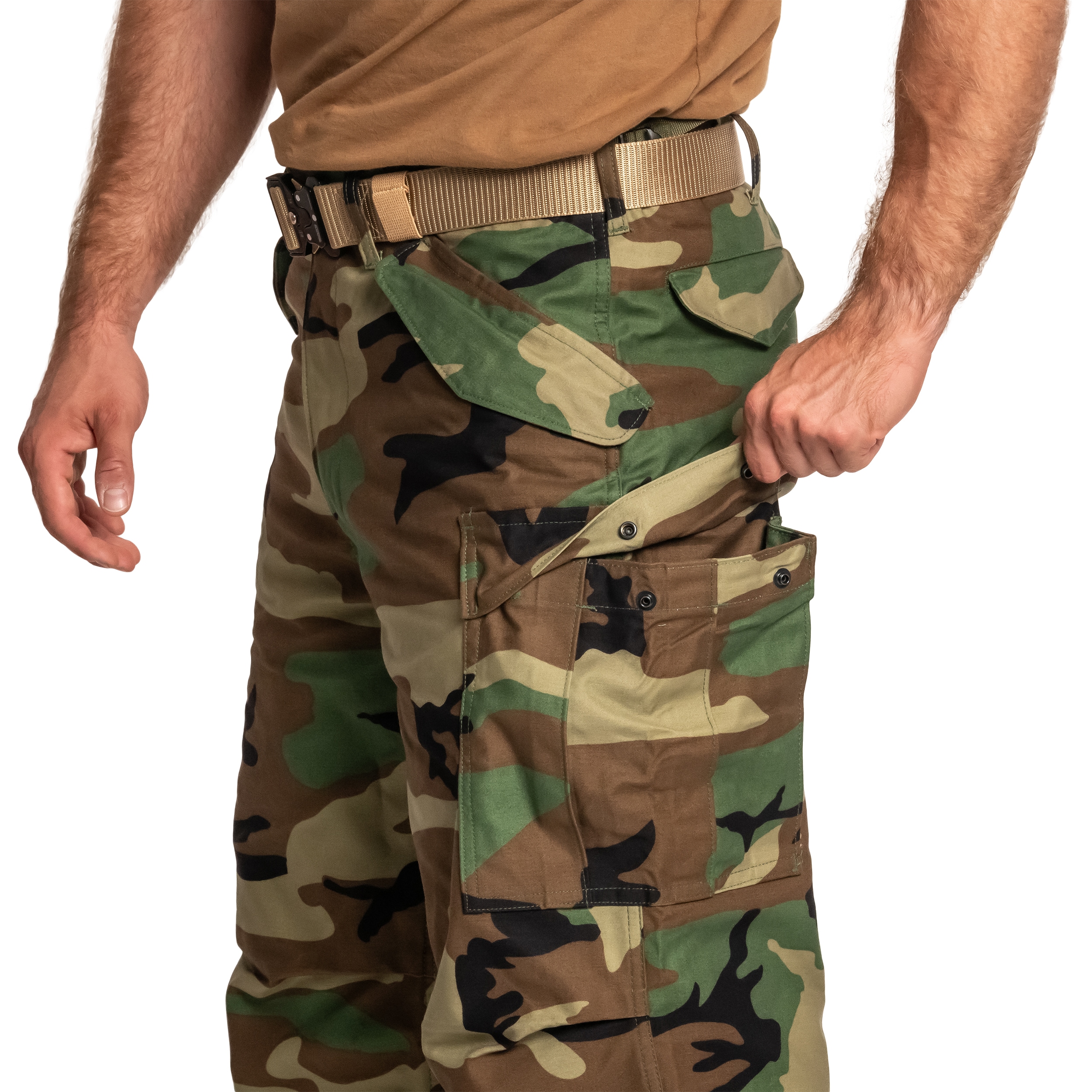 Pantaloni militari Helikon-Tex M65 Nyco - US Woodland