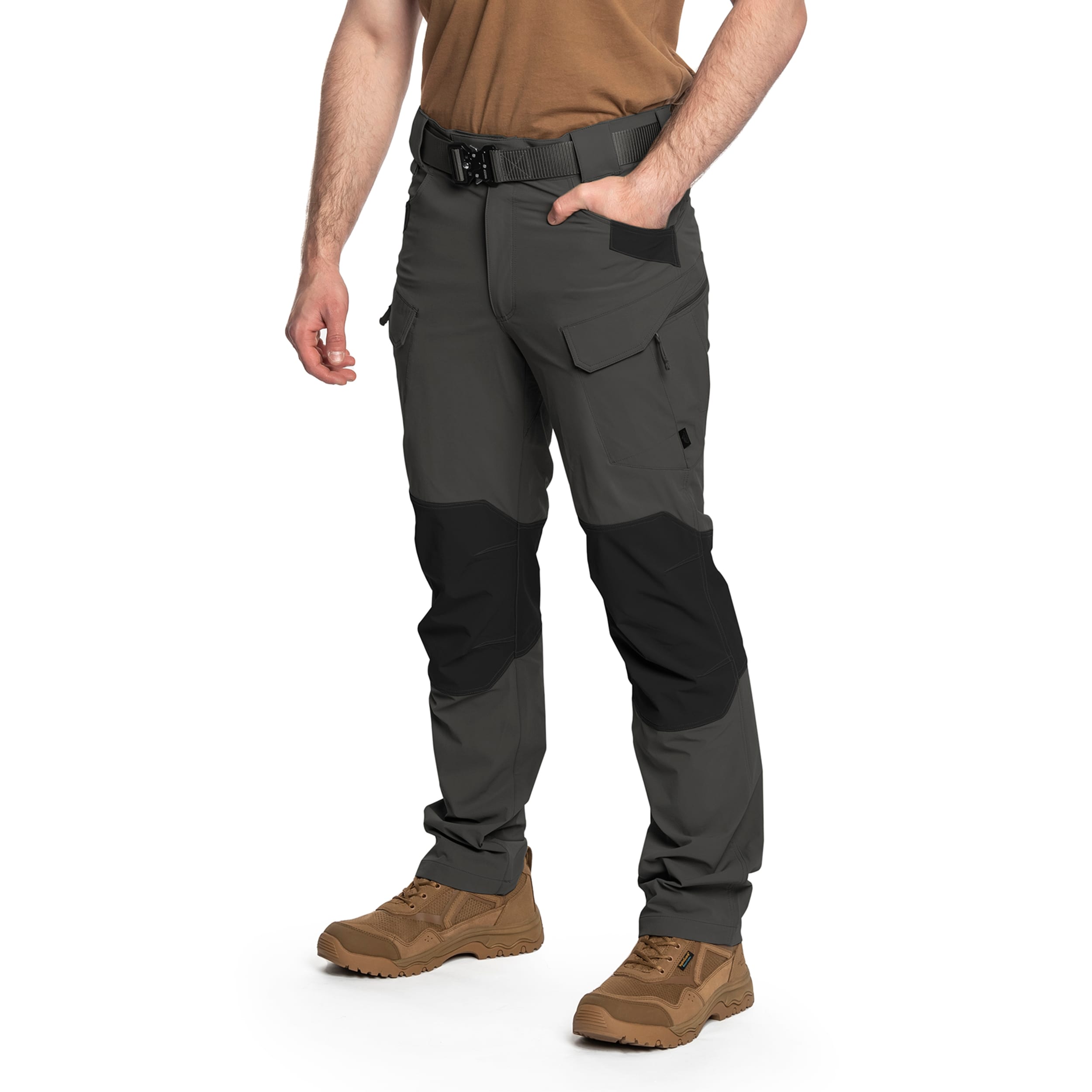 Pantaloni Helikon-Tex OTP VersaStretch - Ash Grey/Black
