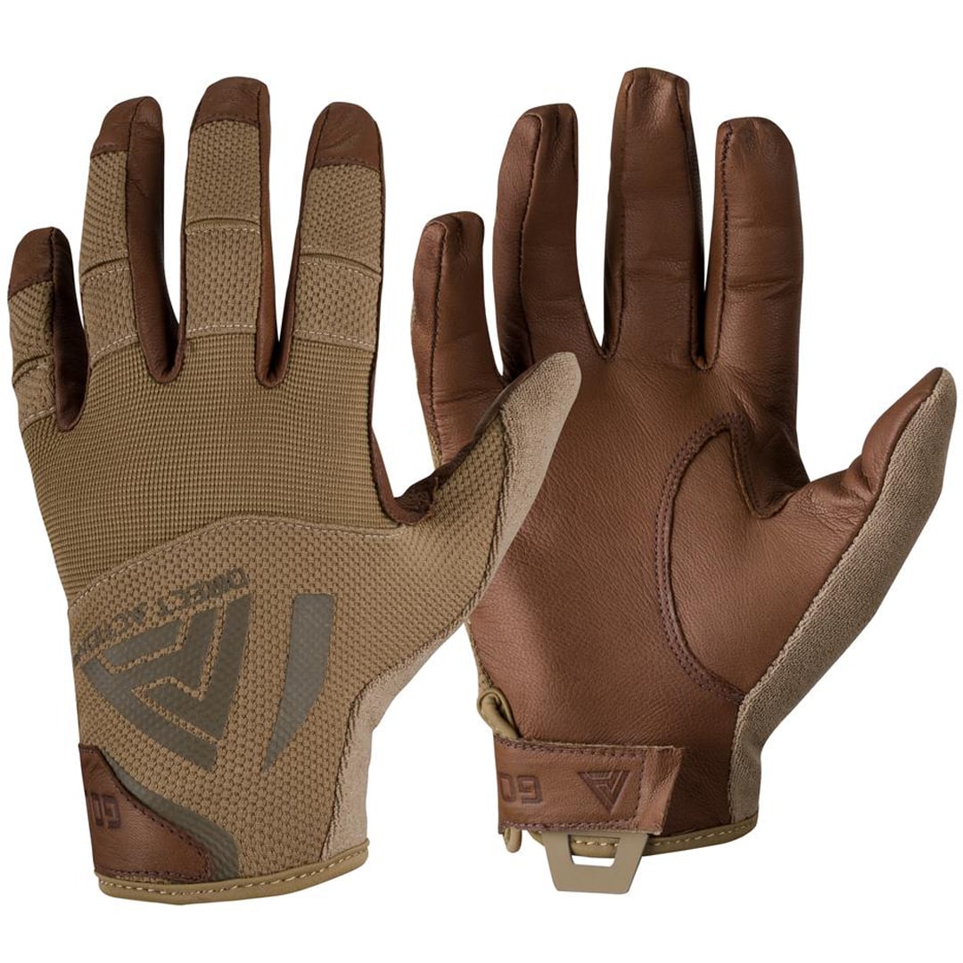 Guanti Direct Action Hard Gloves Leather - Coyote Brown