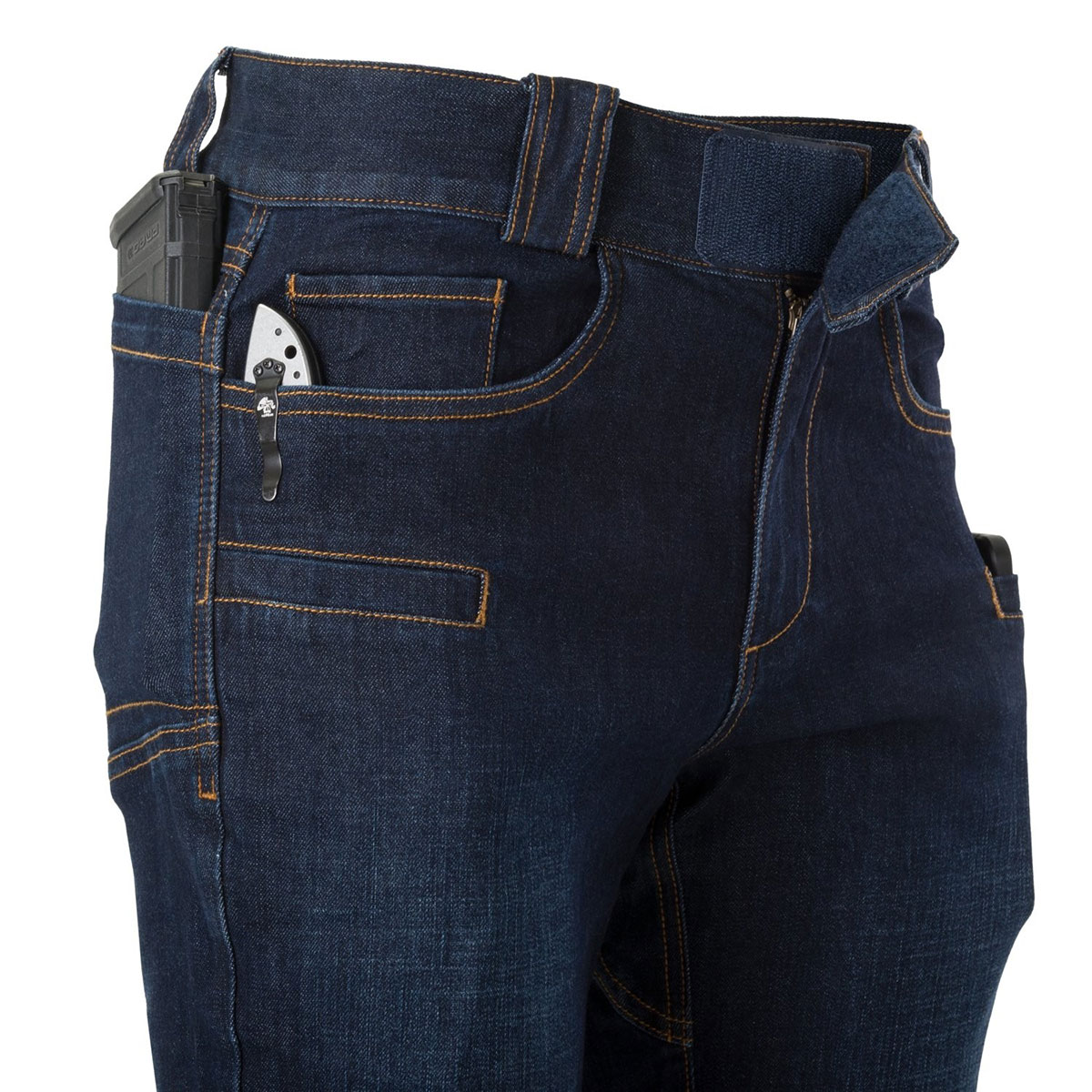 Pantaloni Helikon-Tex Greyman Tactical Jeans Slim Denim Mid - Denim Blue