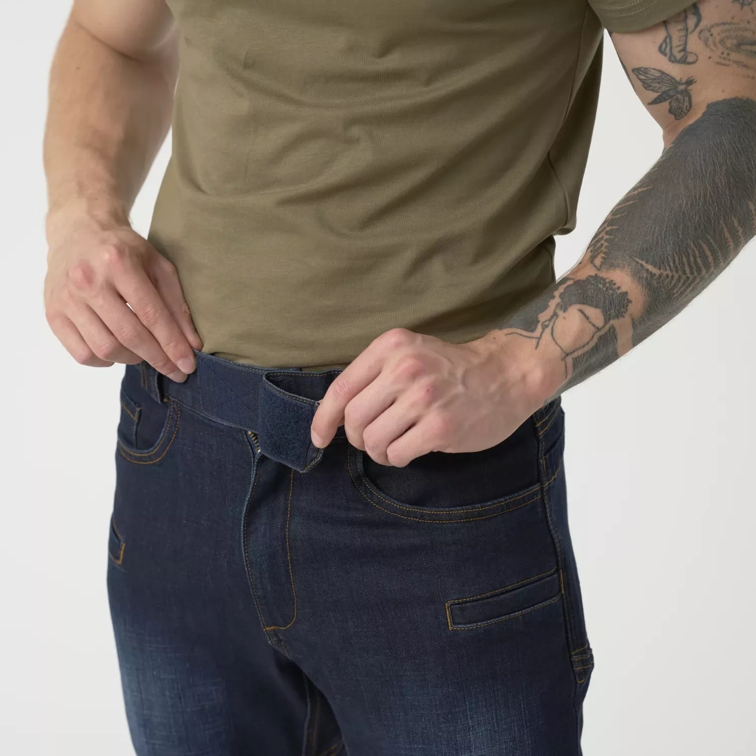 Pantaloni Helikon-Tex Greyman Tactical Jeans Slim Denim Mid - Denim Blue