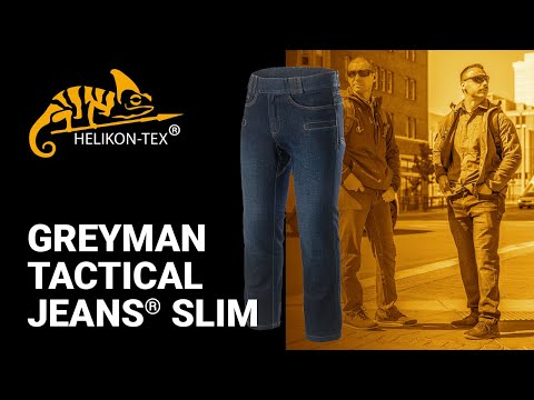 Pantaloni Helikon-Tex Greyman Tactical Jeans Slim Denim Mid - Denim Blue