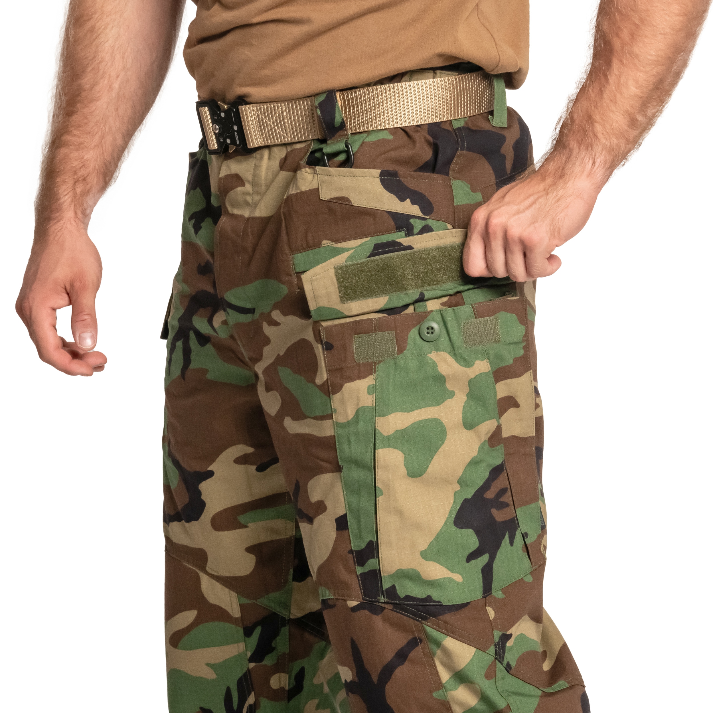 Pantaloni Helikon-Tex SFU Next PolyCotton Rip-Stop - US Woodland