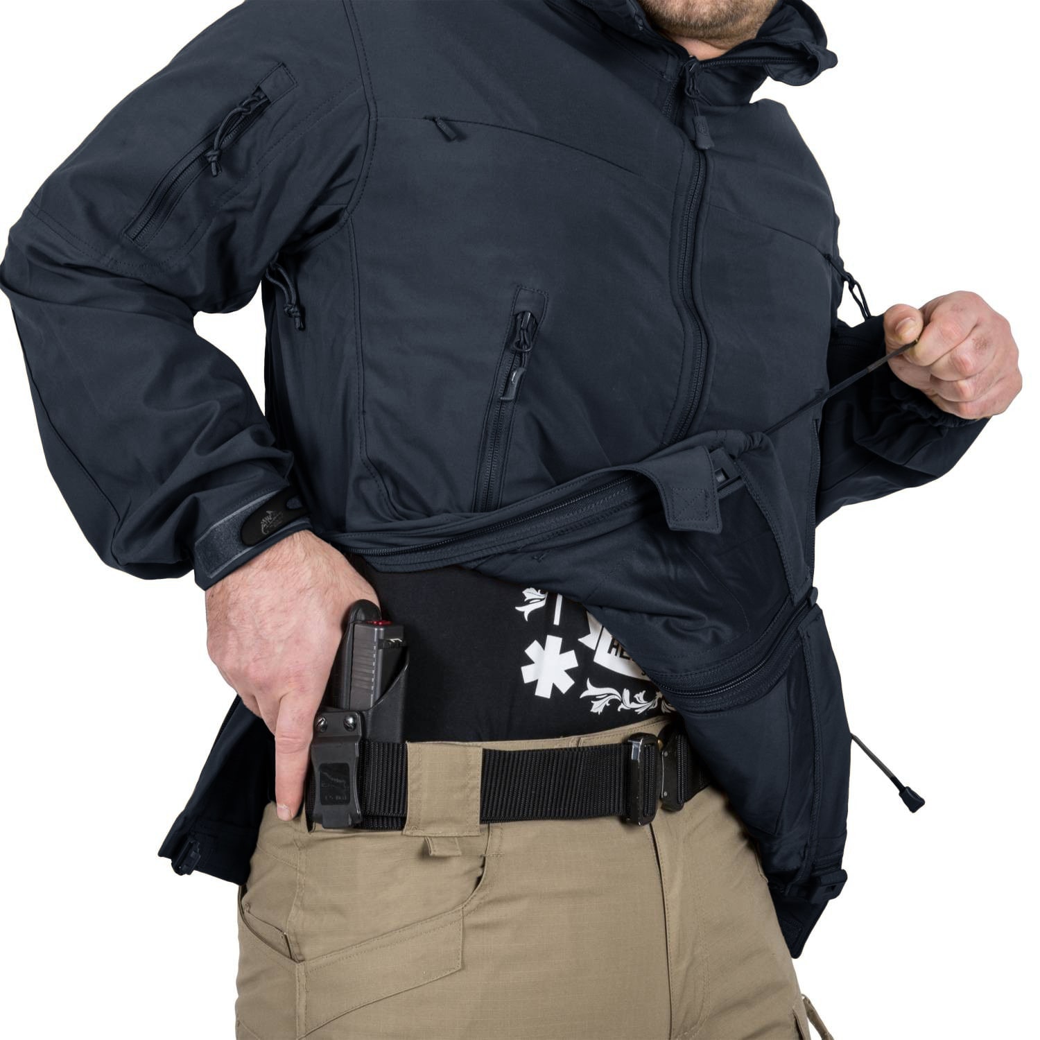 Giacca Helikon-Tex Cougar Softshell Windblocker QSA HID - Navy Blue