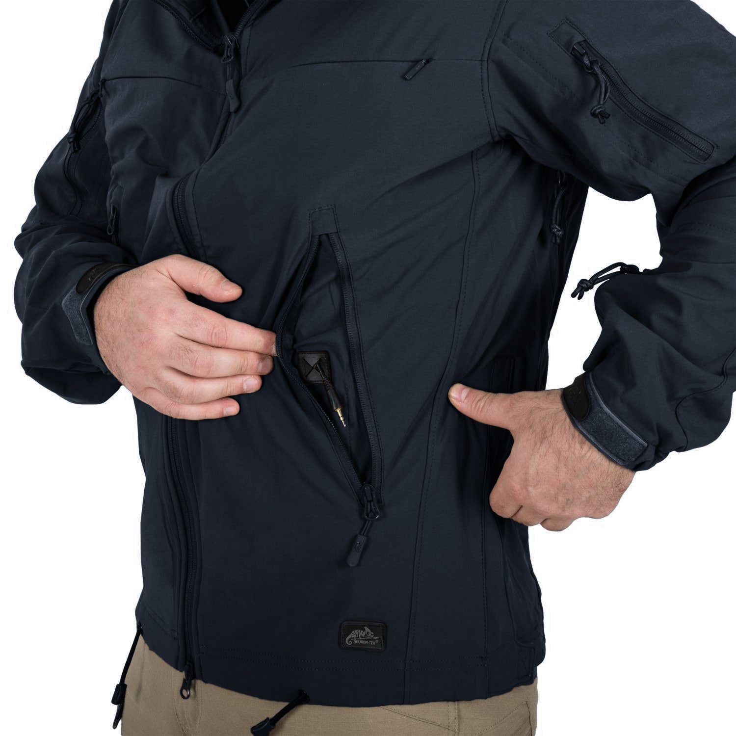 Giacca Helikon-Tex Cougar Softshell Windblocker QSA HID - Navy Blue
