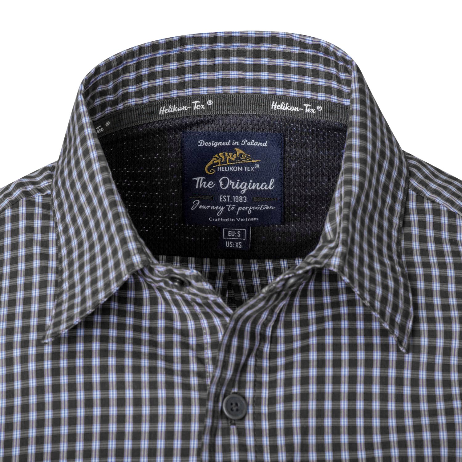 Camicia Helikon-Tex Covert Concealed Carry - Phantom Grey Checkered