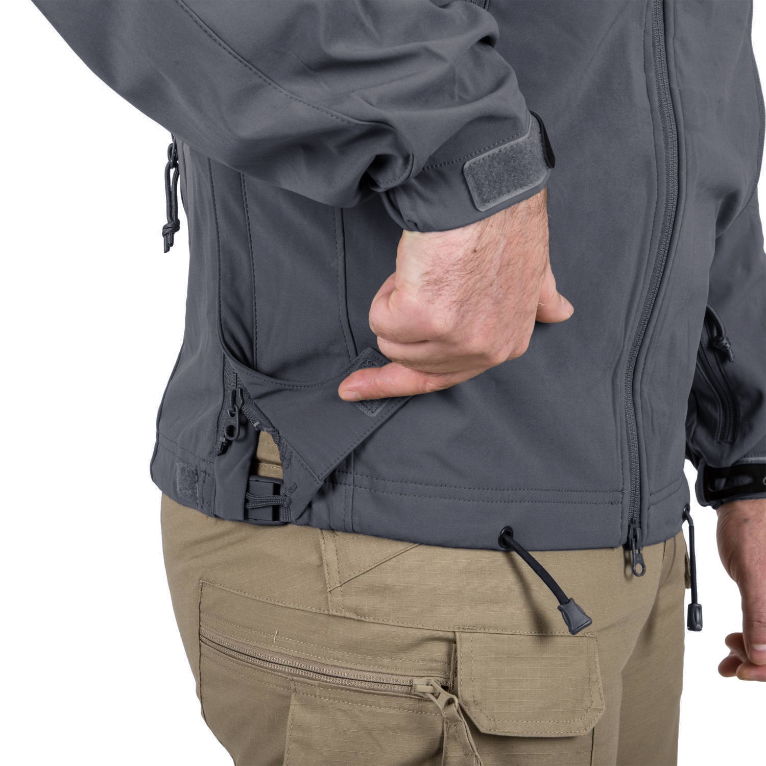 Giacca Helikon-Tex Cougar Softshell Windblocker QSA HID - Shadow Grey