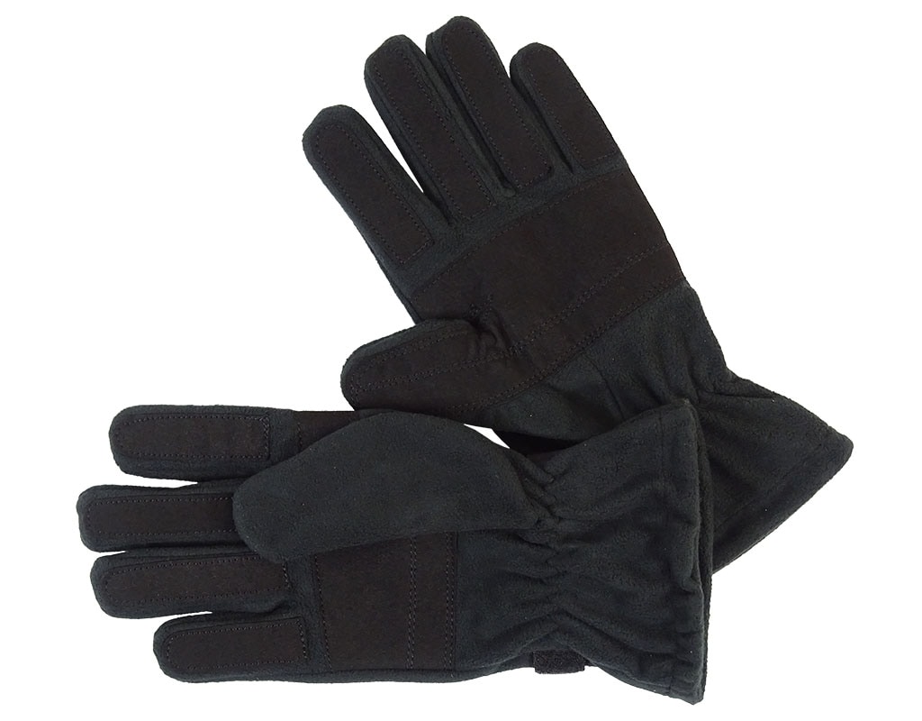 Guanti in pile Texar - Black