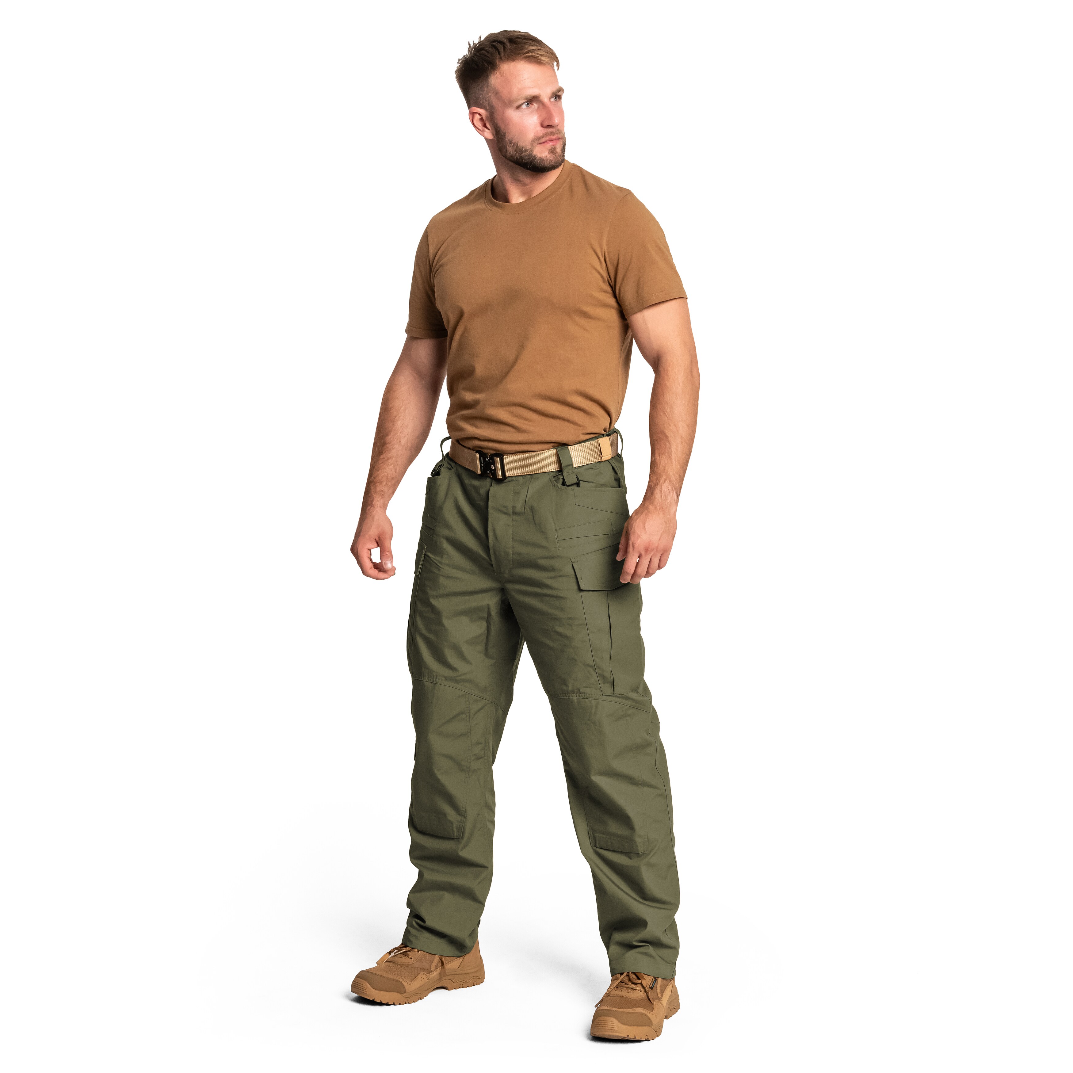 Pantaloni militari Helikon-Tex SFU Next PolyCotton Rip-Stop - Olive Green
