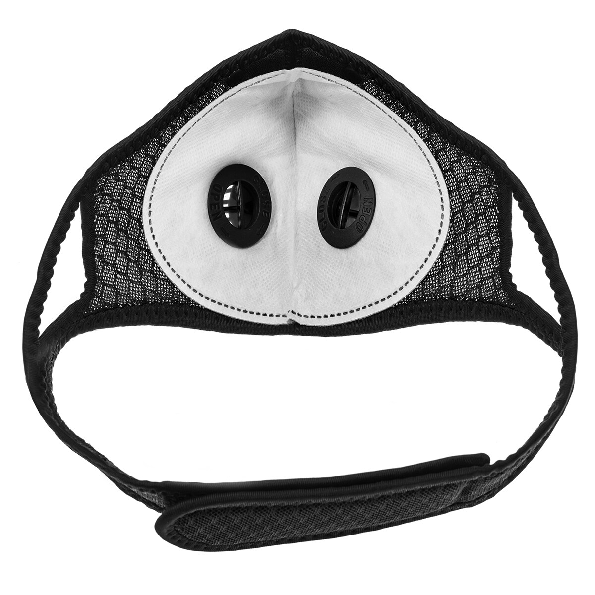 Maschera antismog traforata Maraton - Black