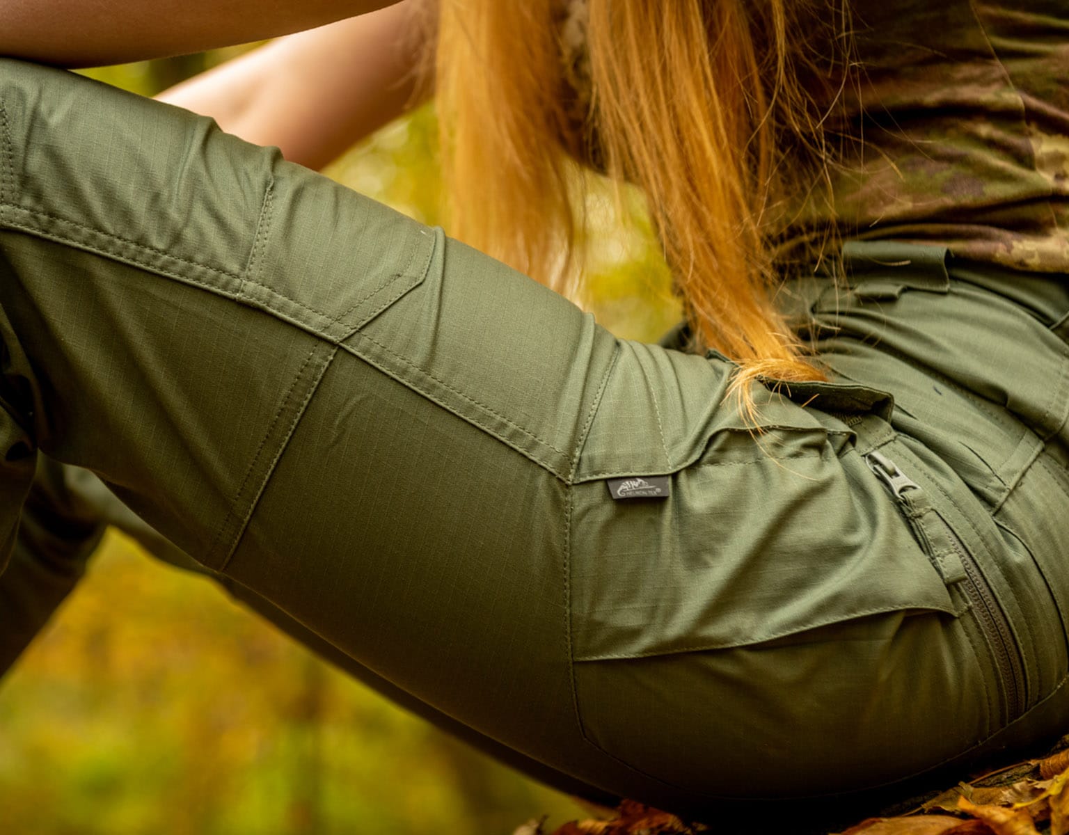 Pantaloni Helikon-Tex Women's UTP PolyCotton Rip-Stop - Olive Drab da donna