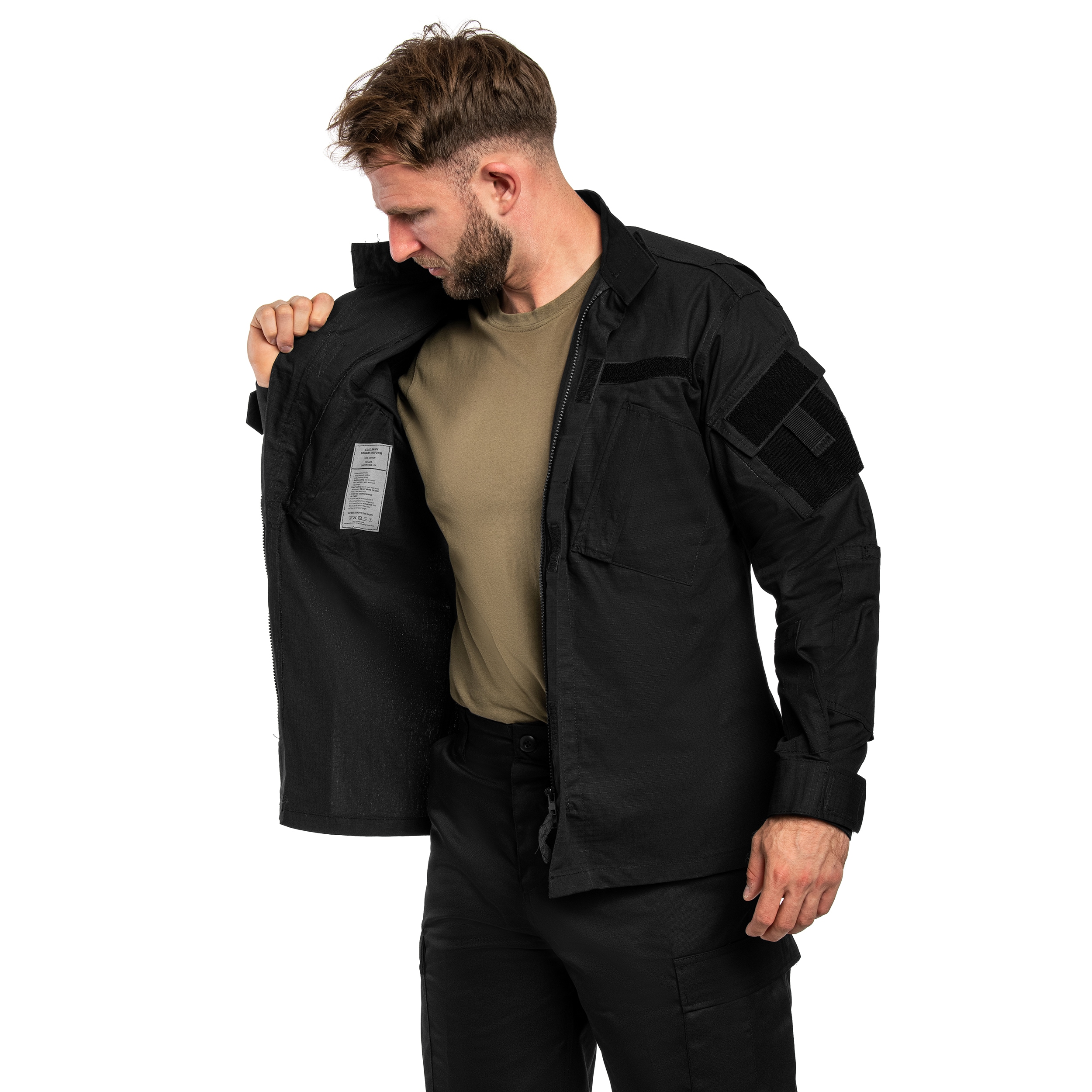 Giacca Mil-Tec Teesar ACU RipStop - Black